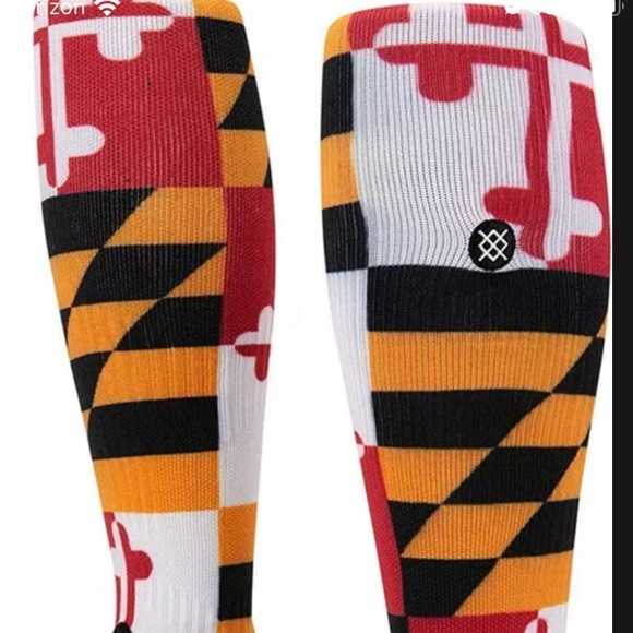 Stance MLB Diamond Pro Orioles Flag OTC Socks - Picture 5 of 16